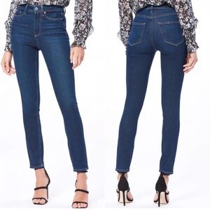 PAIGE Margot Super High Rise Skinny Jeans Claudia Dark Wash Size 23